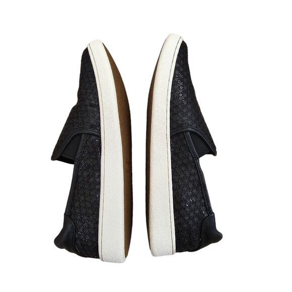 UGG Cas Glitter Trainer Slip On Sneaker Womens 10 Sparkle Star Shoes - Picture 4 of 8